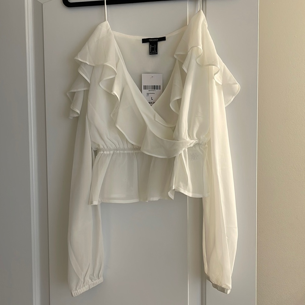 White blouse from forever 21